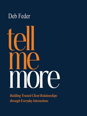 cover image of Tell Me More